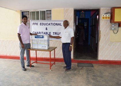 Donation of Pedestral Fans to St.Thomas Care Home Thandalam, Chennai, Tamilnadu.