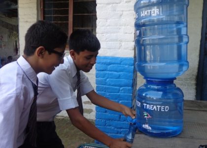 Provision of clean drinking water government schools